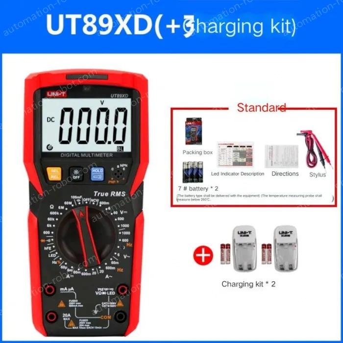 UT89XD comes with a gift package + charging kit