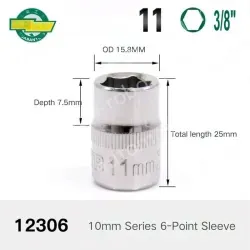 CALC-11mm-10mm series 3/8-12306