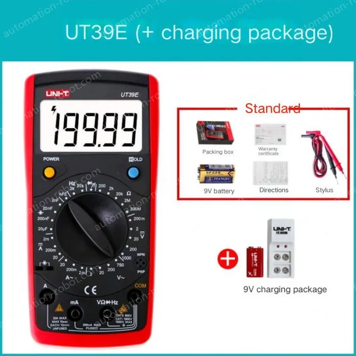 UT39E comes with a gift pack + charging set