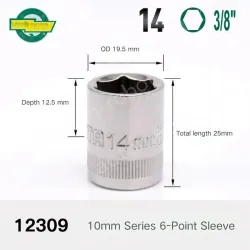 CALC-14mm-10mm series 3/8-12309