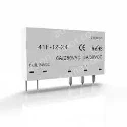 KY41F Single relay 1NO1NC/Ith: 6A 24VDC