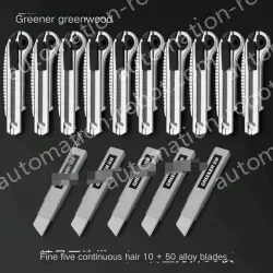 10 high-quality five consecutive shots + 55 alloy blades