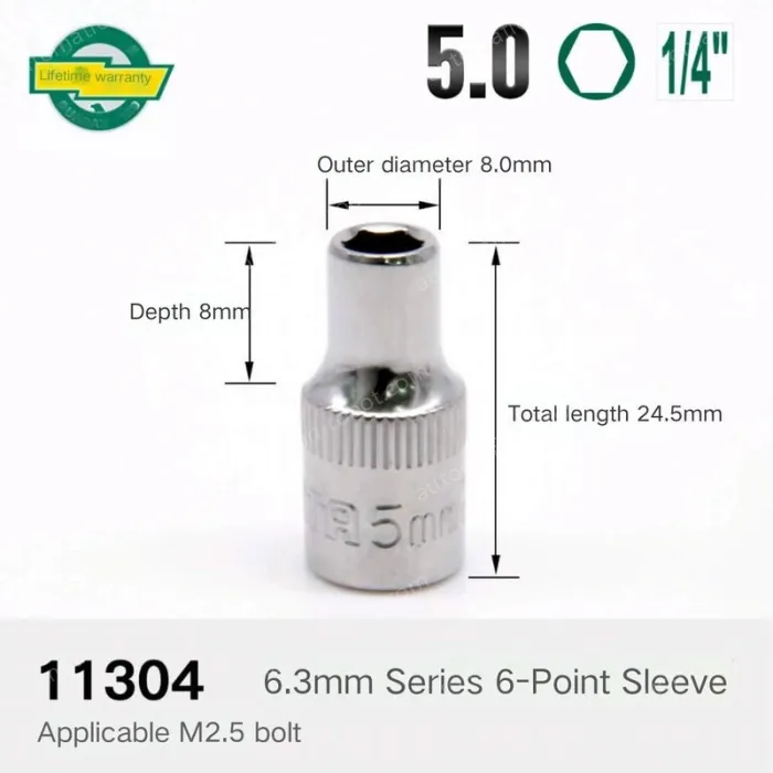 Xiaofei-5.0mm-6.3mm series 1/4-11304